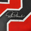 Framed Autographed/Signed Rafael Palmeiro 35x39 Baltimore Orange Baseball Jersey JSA COA