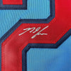 Framed Autographed/Signed Nolan Arenado 35x39 St. Louis Blue Baseball Jersey JSA COA