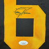 Framed Autographed/Signed Tony Pena 35x39 Pittsburgh Black Baseball Jersey JSA COA by Hall of Fame Sports Memorabilia