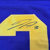 Framed Autographed/Signed Jordan Addison 35x39 Minnesota Color Rush Football Jersey Beckett BAS COA