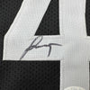 Framed Autographed/Signed Jalen Green 35x39 #4 Houston Black Basketball Jersey JSA COA
