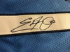 Framed Autographed/Signed Eddie George 35x39 Tennessee Titans Powder Blue Football Jersey JSA COA