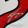 Framed Autographed/Signed Fred VanVleet 35x39 Toronto Raptors White Basketball Jersey JSA COA