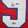 Framed Autographed/Signed Kayshon Boutte 35x39 New England Red Football Jersey Beckett BAS COA by Hall of Fame Sports Memorabilia