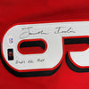 Framed Autographed/Signed Jonathan India 35x39 2021 NL ROY Cincinnati Red Baseball Jersey JSA COA