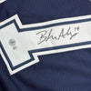 Framed Autographed/Signed Brandon Aubrey 35x39 Dallas Blue Football Jersey Beckett BAS COA by Hall of Fame Sports Memorabilia