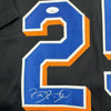 Framed Autographed/Signed Bobby Bonilla 35x39 New York Black Baseball Jersey JSA COA by Hall of Fame Sports Memorabilia