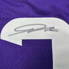 Framed Autographed/Signed Jordan Addison 35x39 Minnesota Purple Football Jersey JSA COA by Hall of Fame Sports Memorabilia