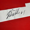 Framed Autographed/Signed Justin Fields 35x39 Ohio State Buckeyes Red College Football Jersey Fanatics COA