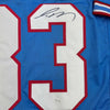 Framed Autographed/Signed Jamal Adams 35x39 Tennessee Retro Blue Football Jersey JSA COA