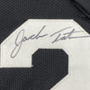 Framed Autographed/Signed Jack Tatum 35x39 Oakland Black Football Jersey JSA COA #2