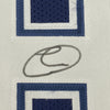 Framed Autographed/Signed CeeDee Lamb 35x39 Dallas Split White/Blue Football Jersey JSA COA