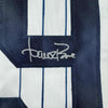 Framed Autographed/Signed Aaron Boone 35x39 New York Pinstripe Baseball Jersey Beckett BAS COA by Hall of Fame Sports Memorabilia