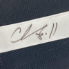 Framed Autographed/Signed Chase Claypool 35x39 Pittsburgh Black Football Jersey Beckett BAS COA