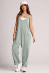 Lovelet V-Neck Wide Strap Overalls