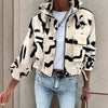 Women’s stand collar drawstring hem jacket by FitiqueFit