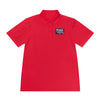 Peace & Progress Men's Polo Shirt — 'PEACE not POTENTIAL FOR WAR' Patch by Tristan’s Treehouse