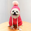 Fruit Dog Clothes Two-legged Hooded Outfits Green Fleece Clothing Autumn Winter Hoodies by My Store