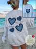 Women's Cute Kitten Graphic Sweatshirt by FitiqueFit