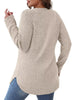 Ribbed Knit Long Sleeve T-Shirt by Simply Love