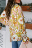 Yellow Cakewalk Floral Smocked Blouse by Wild and Free Boutique