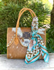 Upcycled LV Cowhide Leather Bougie Shoulder Crossbody Bag by Neon Spur