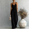 Women's Sleeveless Wide-Leg Jumpsuit – 5 Colors S–3XL by FitiqueFit