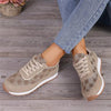 Floral Print Lace-Up Sneakers – Comfortable Canvas Shoes by FitiqueFit