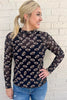 Brown Game Day Football Mesh Sheer Long Sleeve Top by Wild and Free Boutique