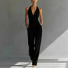 Women’s One-piece Trousers Lace Backless Deep V – High-Waisted Casual Outfit by FitiqueFit
