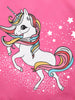 Children's Unicorn Graphic Short Sleeve T-Shirt by Simply Love