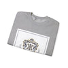 Ornate Pin Emblem Crewneck Sweatshirt | brooch graphic, baroque print by Tristan’s Treehouse
