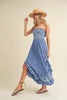 Ditsy Floral Ruffled Hem Maxi Women Cami Dress –Feminine Floral Print, Elegant Maxi Length, Flowy & Comfortable Design for Casual & Special Occasions by Stevvex