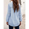 Women’s Long‑Sleeve V‑Neck Business Casual Blouse by FitiqueFit