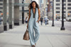 Women’s Simple Linen-Blend Sleeveless Jumpsuit by FitiqueFit