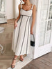 Contrast Wide Strap Midi Cami Dress by Wild and Free Boutique