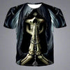 Mens Skull 3D t-shirts by FitiqueFit