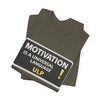 Motivation Is A Universal Language Tee — Inspirational Graphic T-Shirt by Tristan’s Treehouse