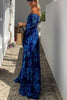 Women's Printed Large Swing Maxi Dress