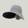 Women's Wide-Brim Striped Sun Hat | Lightweight Outdoor UV Protection by FitiqueFit
