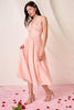 Ruched V-Neck Sleeveless Midi Dress For Women – Elegant and Chic Dress with Flattering Ruched Detailing and Sophisticated V-Neck by Stevvex