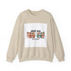 Meme War Graphic Sweatshirt, Disco Florals Retro Paisley by Tristan’s Treehouse