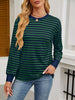 Striped Long Sleeve Casual T-Shirt by Simply Love
