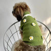 Autumn And Winter Warm And Comfortable Dog Sweater Clothes Pet Cat Clothing Flower Blossom Sweater Collection by My Store