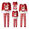 Parent-Child Two-piece Suit Elk Printing Pajamas Suit Homewear by My Store