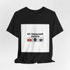 #1 Internet Junkie Tee | list lover shirt, top ten graphic merch by Tristan’s Treehouse