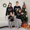 Long Sleeve Trousers Letter Printing Plaid Home Wear by My Store