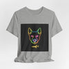 Neon Dog Face Tee — "Woof" Graphic T-Shirt by Tristan’s Treehouse