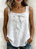 Women's Square-Neck Wide-Strap Sleeveless Tank Top by FitiqueFit