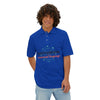 Motivation Is a Universal Language Polo — Tristan's Treehouse Men's Piqué by Tristan’s Treehouse